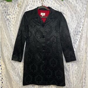 JS SignatureBeautiful Vintage black JS Signature Coat jacket 6.  Party Holiday